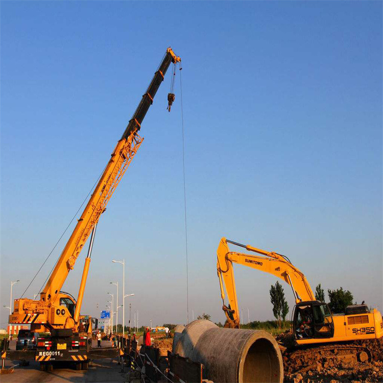 沂源25吨吊车吊8吨,最远吊多少米